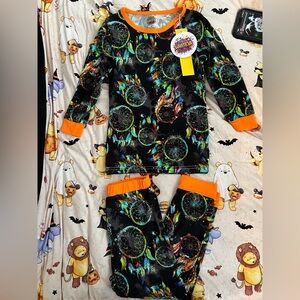 Bedtime Bliss Dreamcatcher Long Sleeve Pants PJ Set 3T NWT